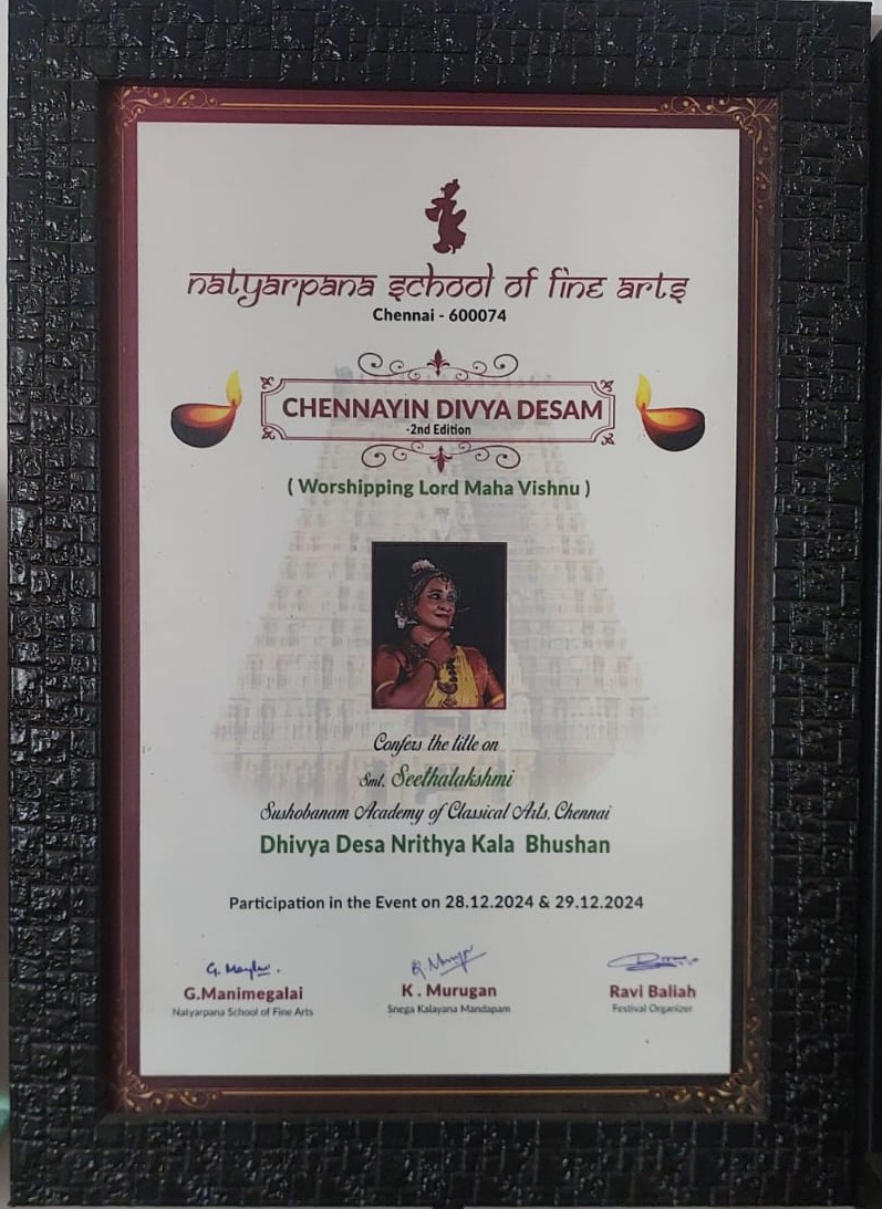 Dhivya Desa Nrithya Kala Bhushan